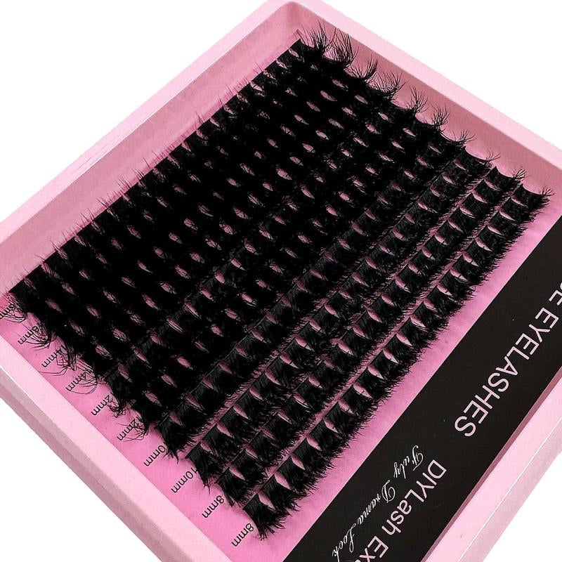 Individual False Eyelashes, Reusable Eyelash Extensions, Self Grafting Curling Eyelashes, Fake Eyelash, Doll Eyes Eyelash Curl Cluster Lashes, Volume Individual Lashes, Eyelash Clusters, Diy False Eyelashes Kit, Wispy Lash Clusters, Curly Lashes Cosmetic