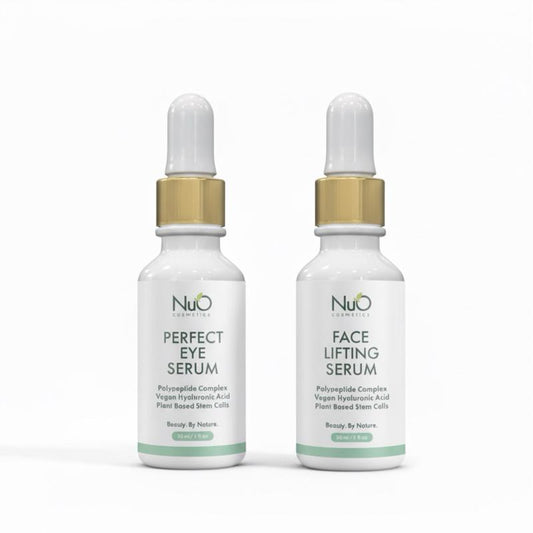 Nuorganic Ultimate Anti-Aging Bundle, Face Lifting Serum & Perfect Eye Serum, Serums for Wrinkles and Fine Lines