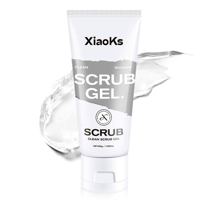 [Buy One Get Two Free]Xiaoks Scrub Gel Exfoliating Facial Cleanser for All Skin Types - Gentle Aroma Deep Cleansing Moisturizing Radiant Skin Care Solution