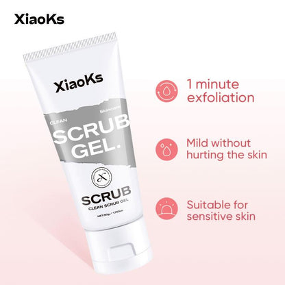 [Buy One Get Two Free]Xiaoks Scrub Gel Exfoliating Facial Cleanser for All Skin Types - Gentle Aroma Deep Cleansing Moisturizing Radiant Skin Care Solution