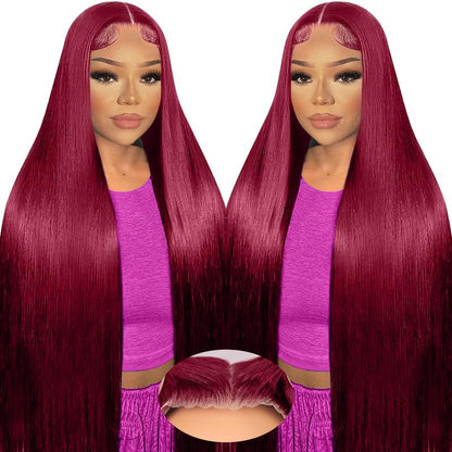 [24Inch $39.99] 13X4 Lace Wig Straight Human Hair 24Inch Lace Frontal Wigs Natural Hair Line 180% Density for Black Women