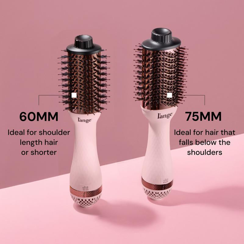 NEW! L’Ange Effortless Blowout Duo Value Set - Le Volume 2-In-1 Titanium Brush Dryer, Glass Hair Thermal Blowout Primer