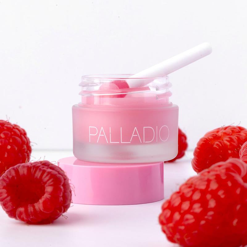 Palladio Lip Mask Intense Overnight Moisturizer to Nourish and Repair Dry Lips While Sleeping, Hydrates for Smooth, Soft, Plump Lips Infused with Shea Butter and Sweet Cherry