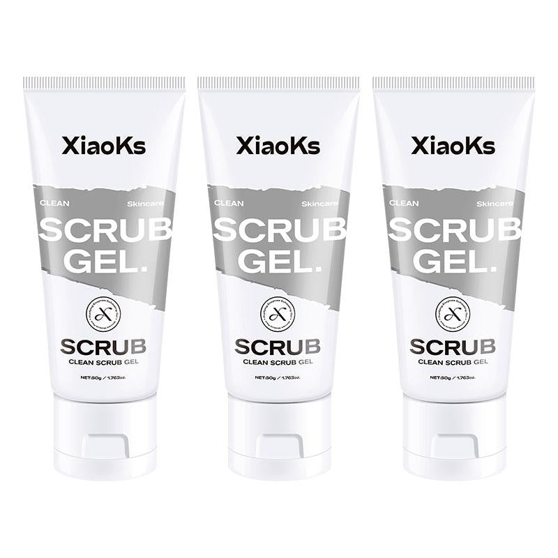 [Buy One Get Two Free]Xiaoks Scrub Gel Exfoliating Facial Cleanser for All Skin Types - Gentle Aroma Deep Cleansing Moisturizing Radiant Skin Care Solution