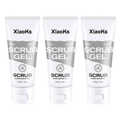 [Buy One Get Two Free]Xiaoks Scrub Gel Exfoliating Facial Cleanser for All Skin Types - Gentle Aroma Deep Cleansing Moisturizing Radiant Skin Care Solution