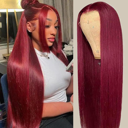[24Inch $39.99] 13X4 Lace Wig Straight Human Hair 24Inch Lace Frontal Wigs Natural Hair Line 180% Density for Black Women