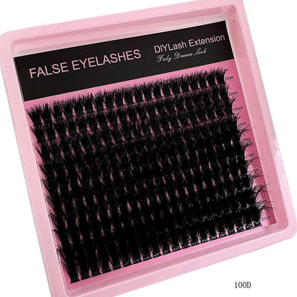 Individual False Eyelashes, Reusable Eyelash Extensions, Self Grafting Curling Eyelashes, Fake Eyelash, Doll Eyes Eyelash Curl Cluster Lashes, Volume Individual Lashes, Eyelash Clusters, Diy False Eyelashes Kit, Wispy Lash Clusters, Curly Lashes Cosmetic