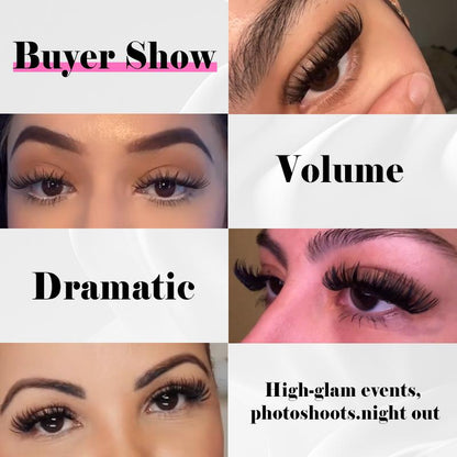 Kisslily Seraph Waterproof Lash Clusters Kit DIY Lash Extension Individual Lashes Beginner Friendly Lash Bond and Seal,6Mm Widespan Natural Lash for Girls Volume Style Makeup Eyelashes Flawless #Tiktokshopfalldealsforyou