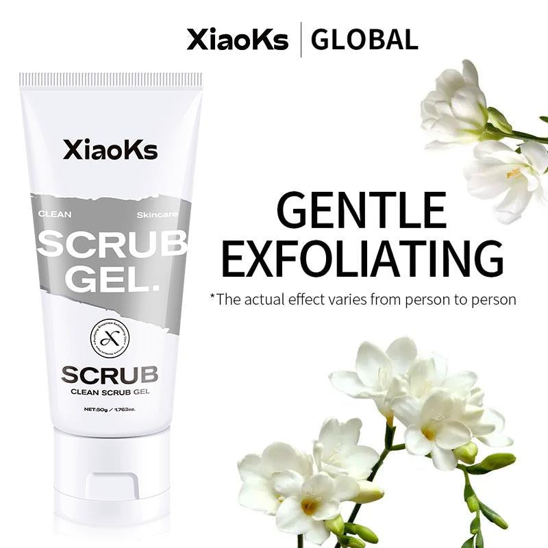 [Buy One Get Two Free]Xiaoks Scrub Gel Exfoliating Facial Cleanser for All Skin Types - Gentle Aroma Deep Cleansing Moisturizing Radiant Skin Care Solution