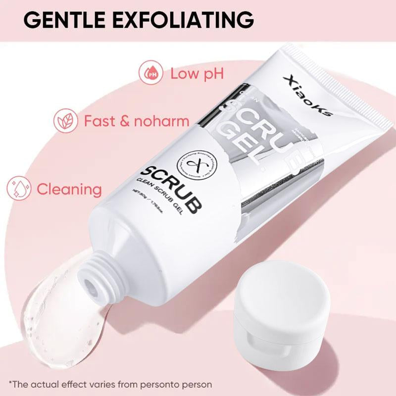 [Buy One Get Two Free]Xiaoks Scrub Gel Exfoliating Facial Cleanser for All Skin Types - Gentle Aroma Deep Cleansing Moisturizing Radiant Skin Care Solution