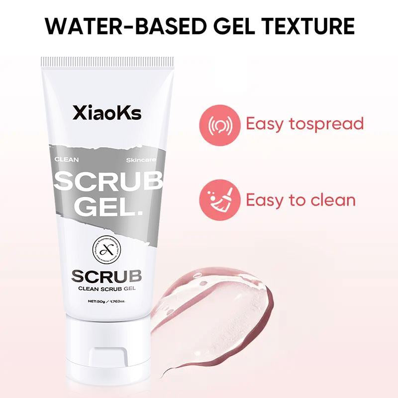 [Buy One Get Two Free]Xiaoks Scrub Gel Exfoliating Facial Cleanser for All Skin Types - Gentle Aroma Deep Cleansing Moisturizing Radiant Skin Care Solution