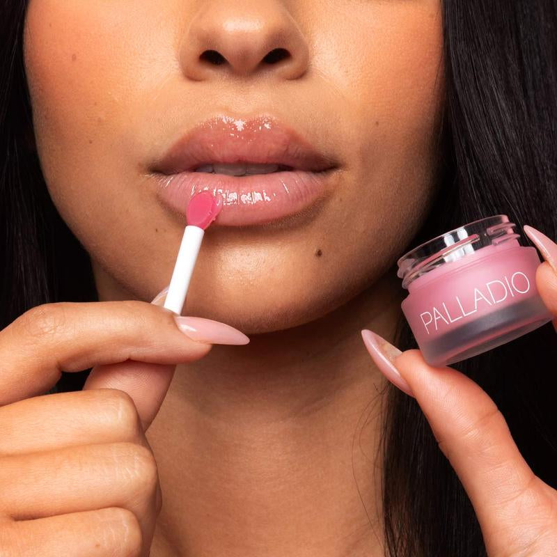 Palladio Lip Mask Intense Overnight Moisturizer to Nourish and Repair Dry Lips While Sleeping, Hydrates for Smooth, Soft, Plump Lips Infused with Shea Butter and Sweet Cherry