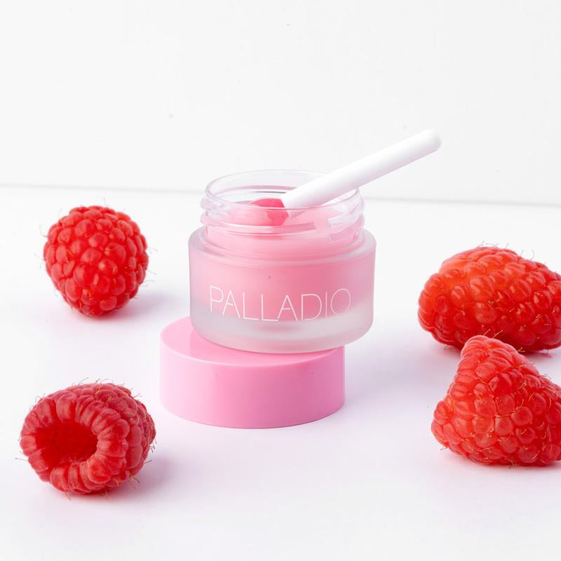 Palladio Lip Mask Intense Overnight Moisturizer to Nourish and Repair Dry Lips While Sleeping, Hydrates for Smooth, Soft, Plump Lips Infused with Shea Butter and Sweet Cherry