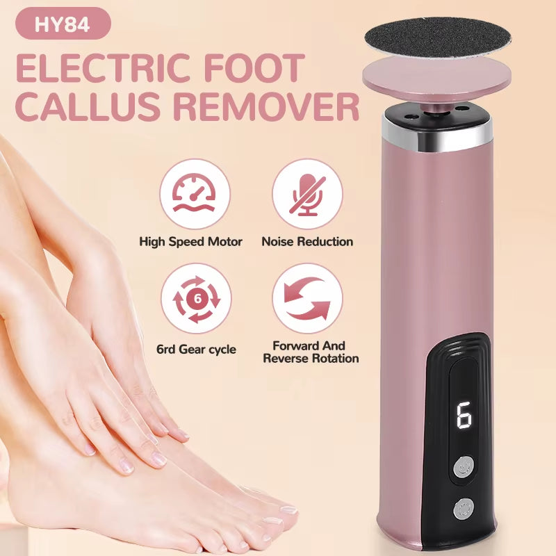 Foot Care Tool 2-In-1 Foot and Hand Electric Care Tools,Polish and Smooth,Shine Toenails Electric Callus Remover Pedicure File