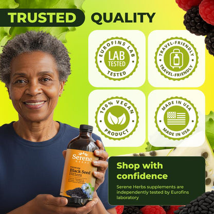 Serene Herbs 16 Day Soursop Reset | Organic Herbal Detox Cortisol Bundle Gut Healthy Booster Immune Support & Energy | Non-Gmo, Vegan (32 Fl Oz, 16 Fl Oz Each)